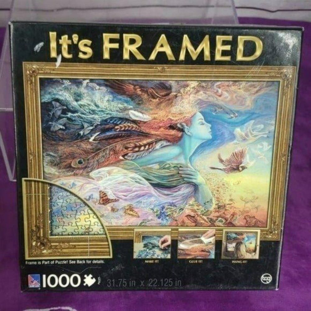 t’s Framed 100‎ Piece Flowing Woman Puzzle
